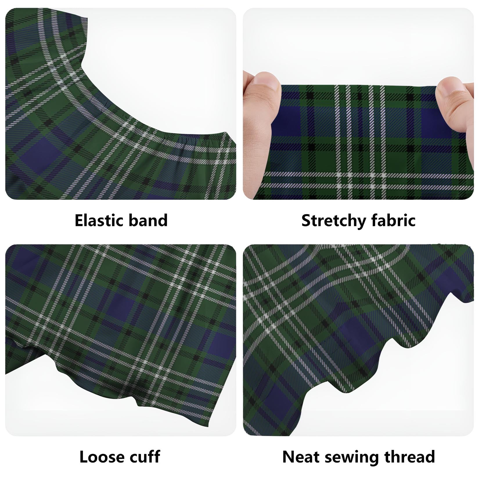 Blyth Tartan Off Shoulder Long Dress - Tartan Vibes Clothing