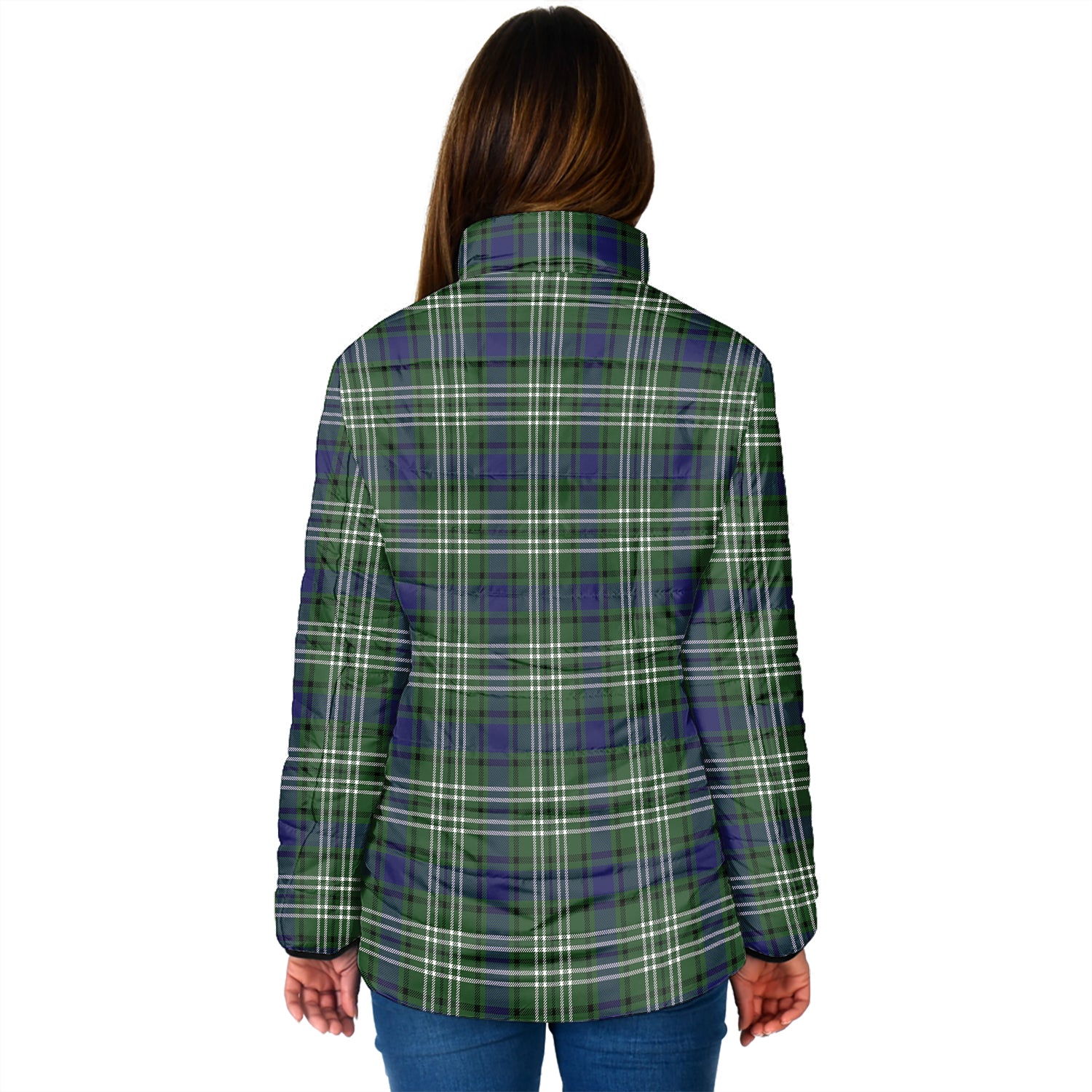 Blyth Tartan Padded Jacket with Family Crest - Tartan Vibes Clothing