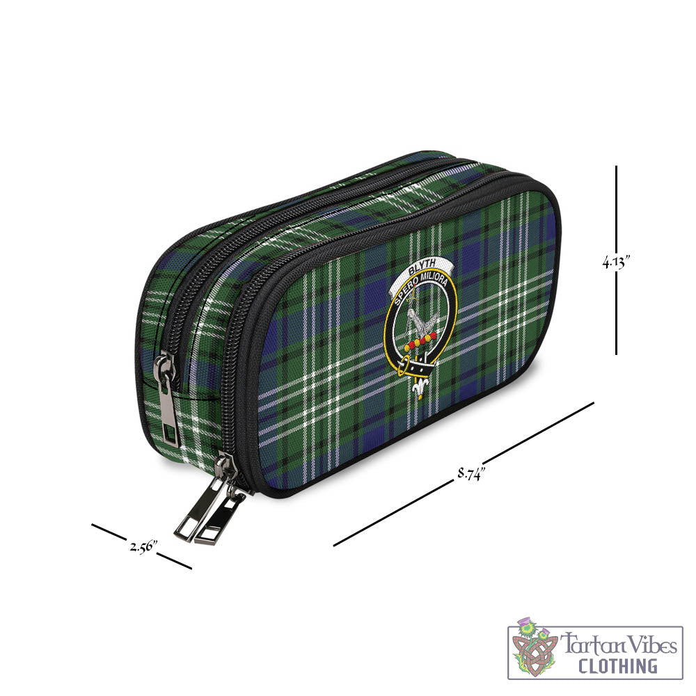 Blyth Tartan Pen and Pencil Case with Family Crest - Tartan Vibes Clothing