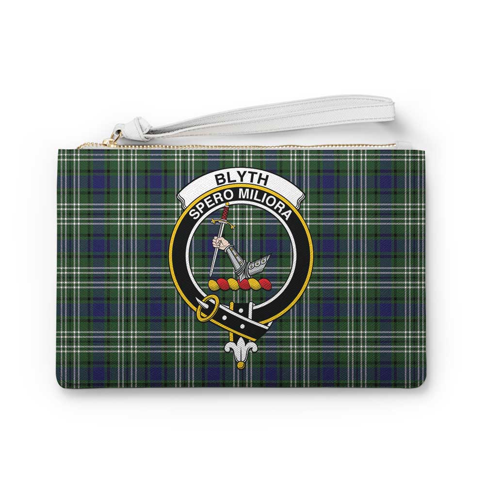Tartan Vibes Clothing Blyth Family Crest Tartan Clutch Bag