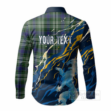 Blyth Scotland Tartan Long Sleeve Button Shirts WC2026 Football - We'll Be Coming