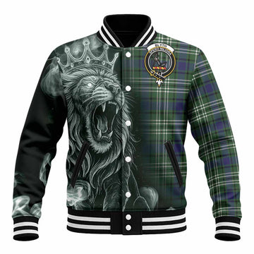 Blyth Tartan Baseball Jacket Roaring Lion Heritage