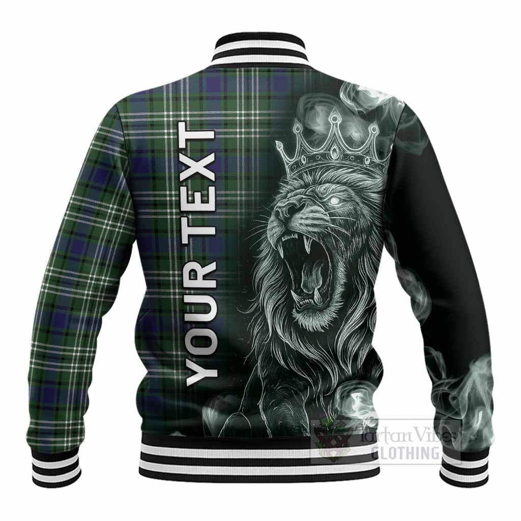 Blyth Tartan Baseball Jacket Roaring Lion Heritage