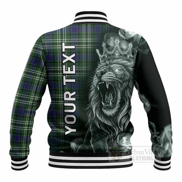 Blyth Tartan Baseball Jacket Roaring Lion Heritage