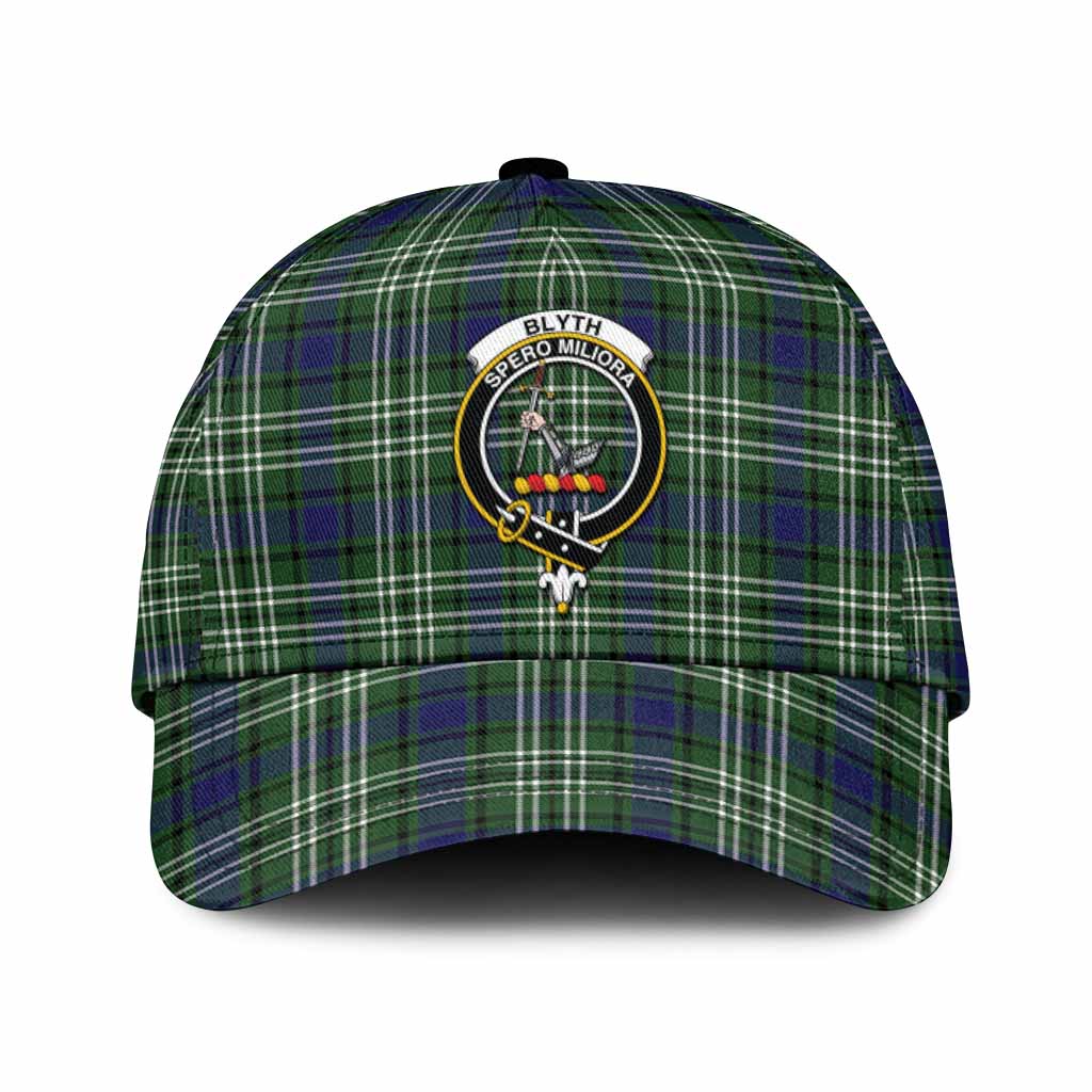Blyth Tartan Classic Cap with Family Crest