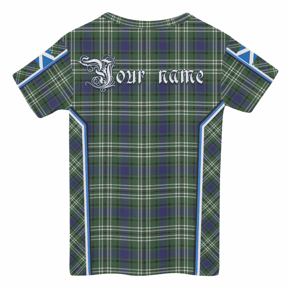 Blyth Tartan Crest Kid T-shirt Scotland Coat of Arm Flag Style - Tartan Vibes Clothing