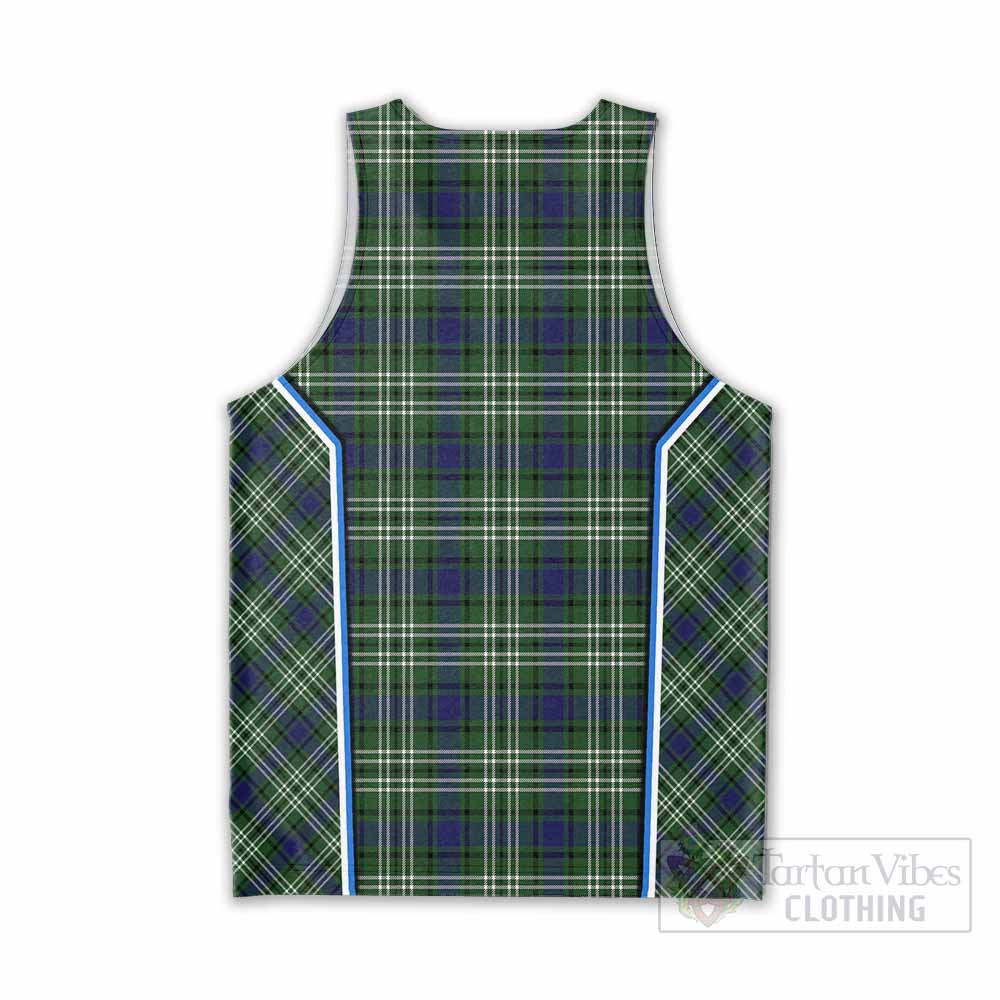 Blyth Tartan Crest Men Tank Top Scotland Coat of Arm Flag Style - Tartan Vibes Clothing