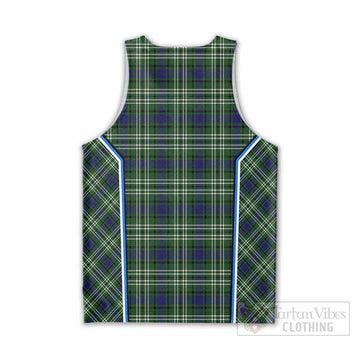 Blyth Tartan Crest Men Tank Top Scotland Coat of Arm Flag Style - Tartan Vibes Clothing