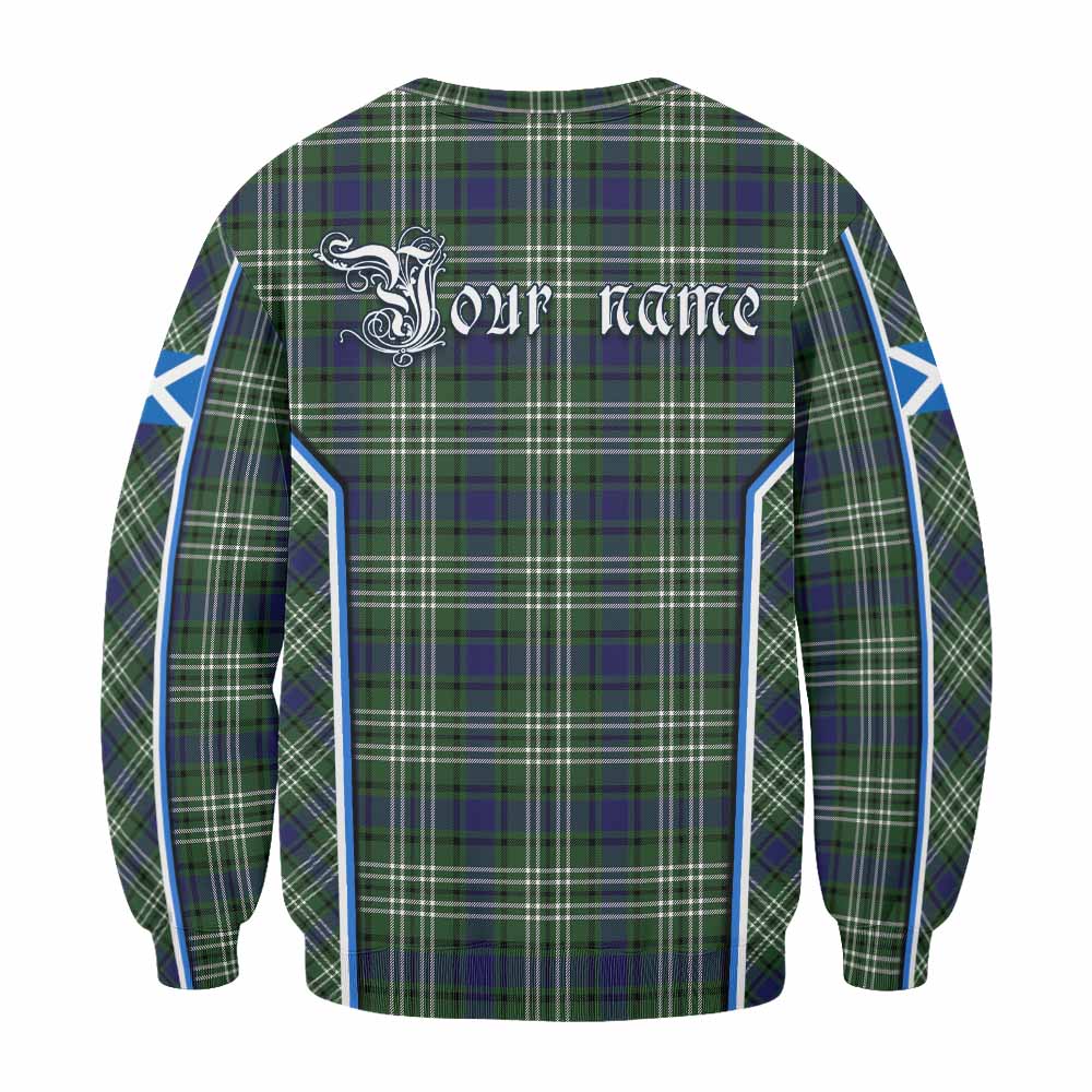 Blyth Tartan Crest Sweatshirt Scotland Coat of Arm Flag Style - Tartan Vibes Clothing