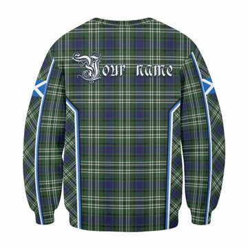 Blyth Tartan Crest Sweatshirt Scotland Coat of Arm Flag Style - Tartan Vibes Clothing