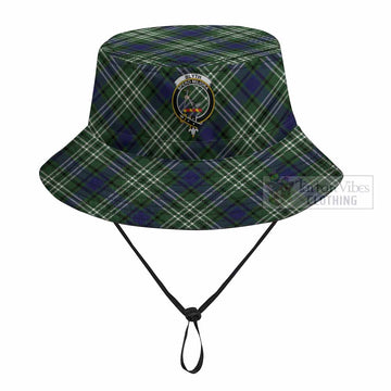 Blyth Tartan Fishing Hat with Family Crest