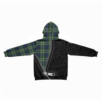 Blyth Tartan Kid Hoodie New Zealand Pattern Unique Zipper Stylized