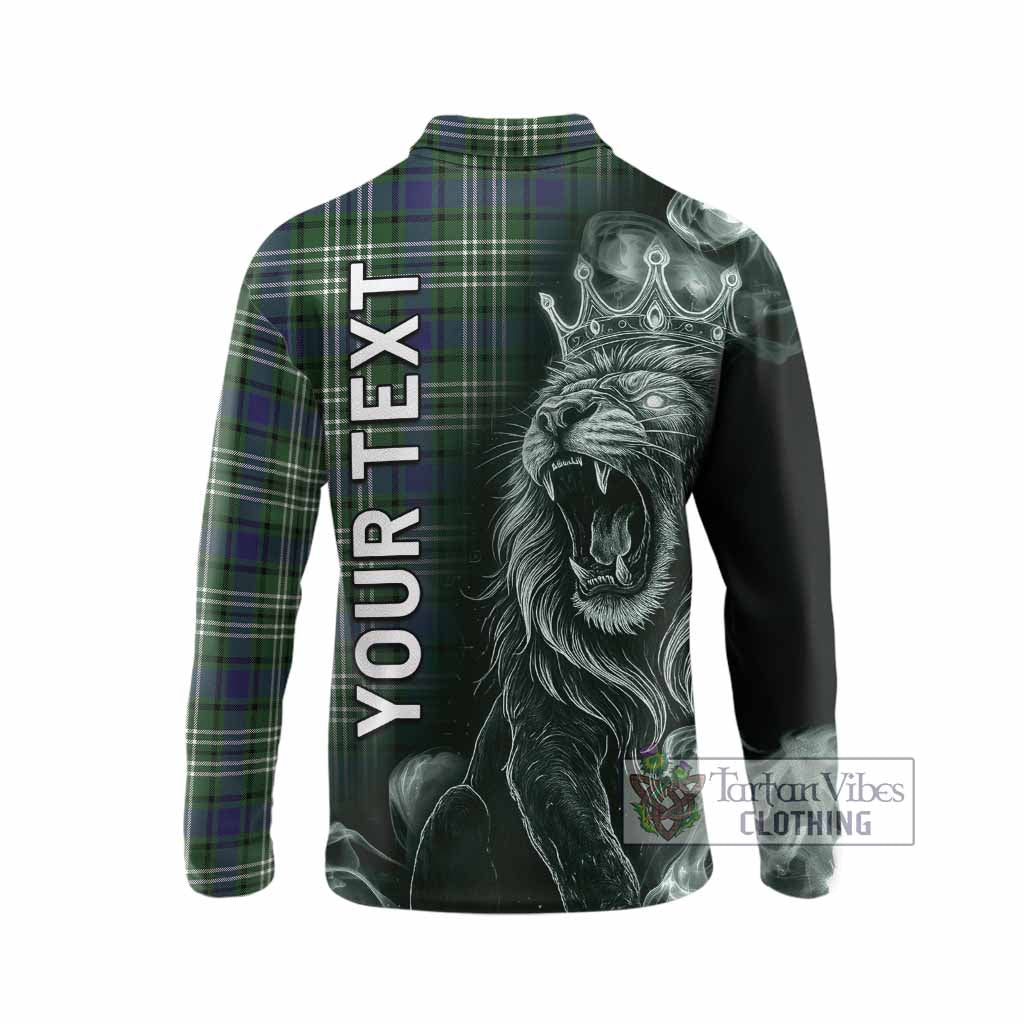 Blyth Tartan Long Sleeve Polo Shirt Roaring Lion Heritage