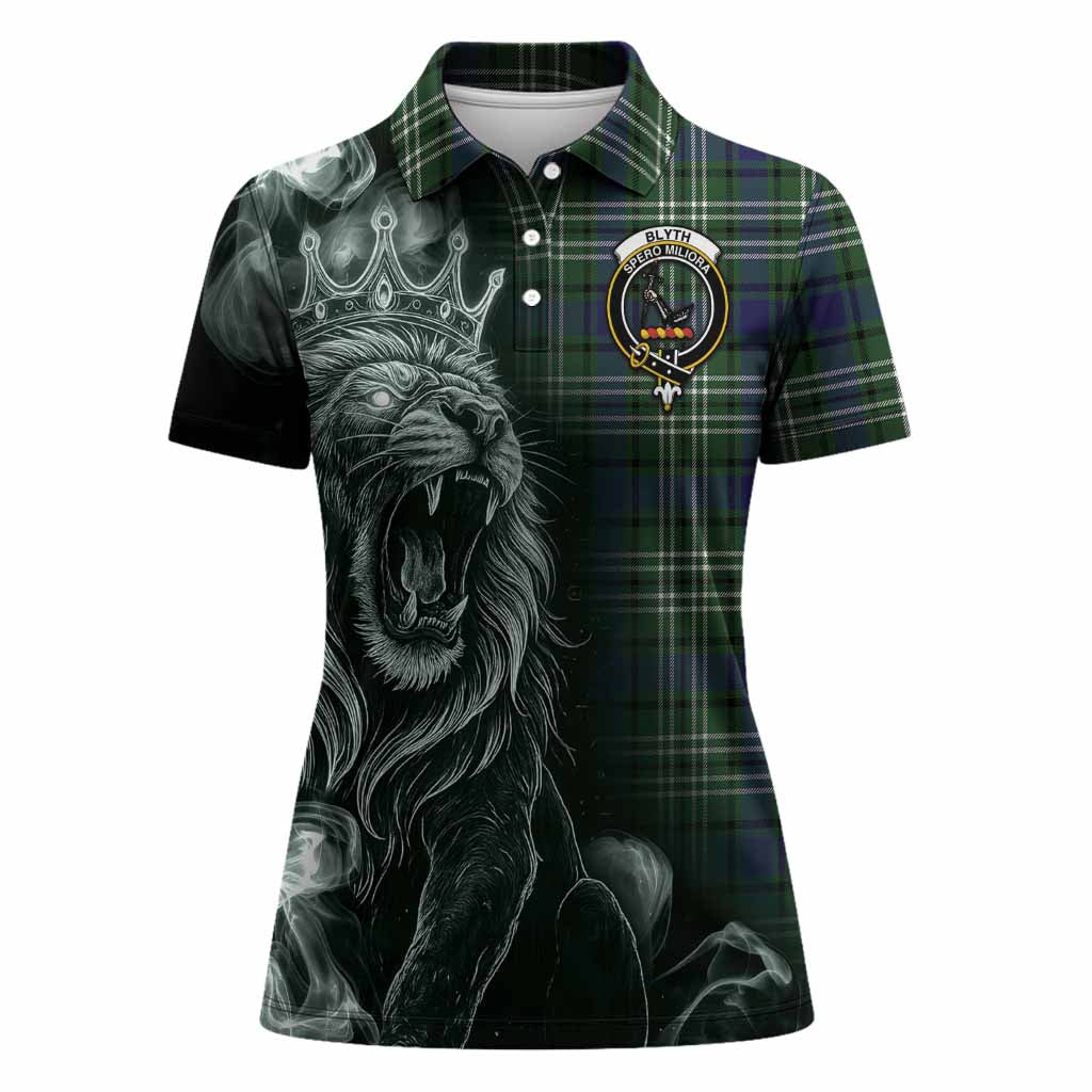 Blyth Tartan Women Polo Shirt Roaring Lion Heritage