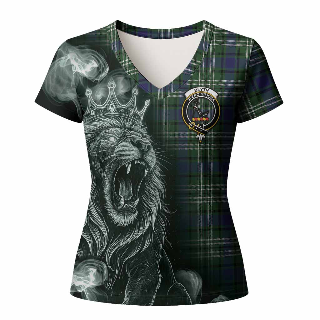 Blyth Tartan Women T shirt Roaring Lion Heritage