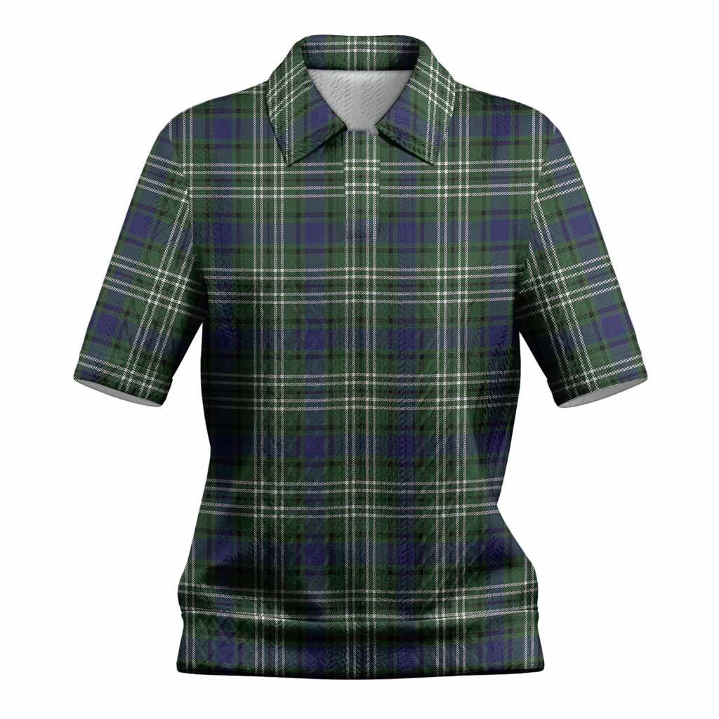 Blyth Tartan Women’s Polo Sweater Top