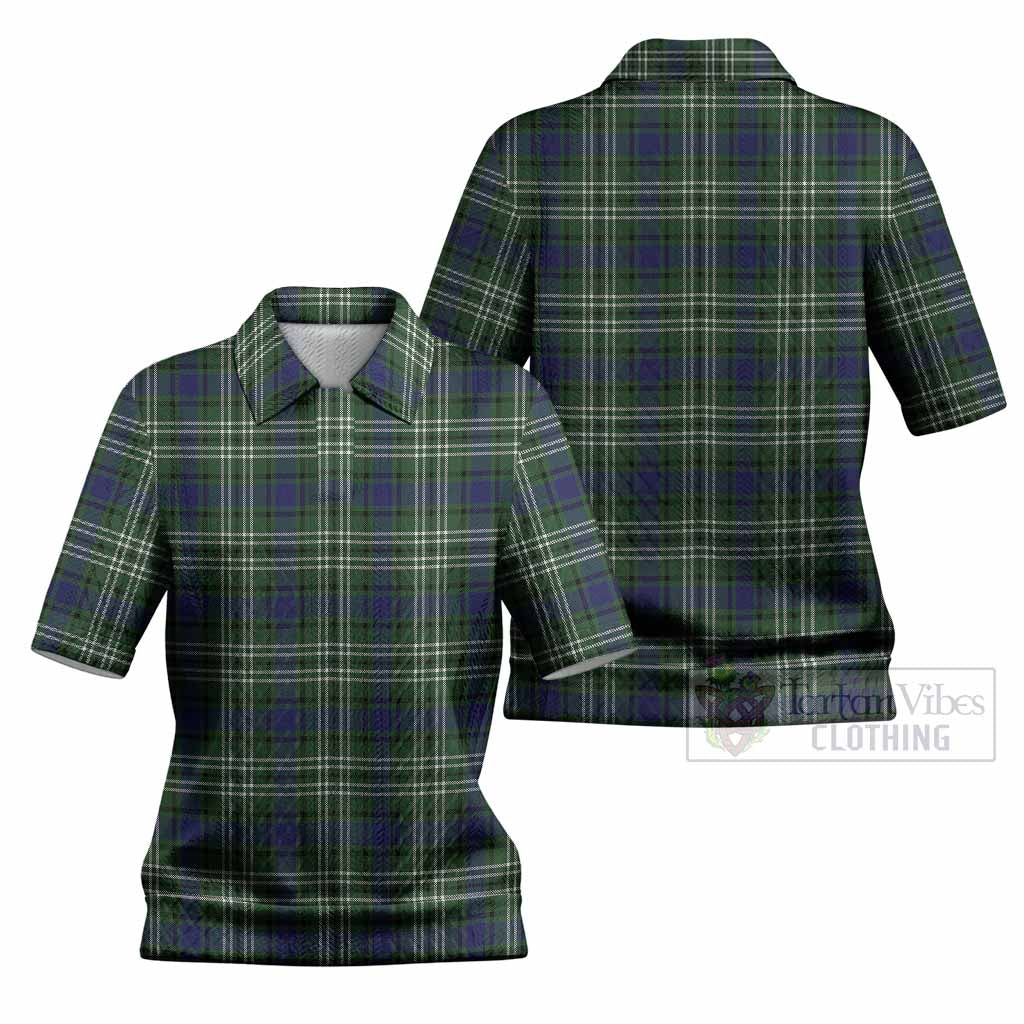 Blyth Tartan Women’s Polo Sweater Top