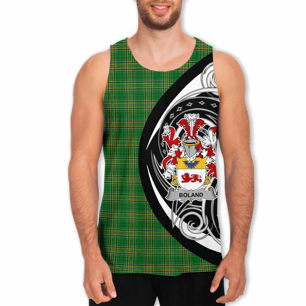 Tartan Vibes Clothing Boland Irish Clan Men's Tank Top Celtic Circle Style