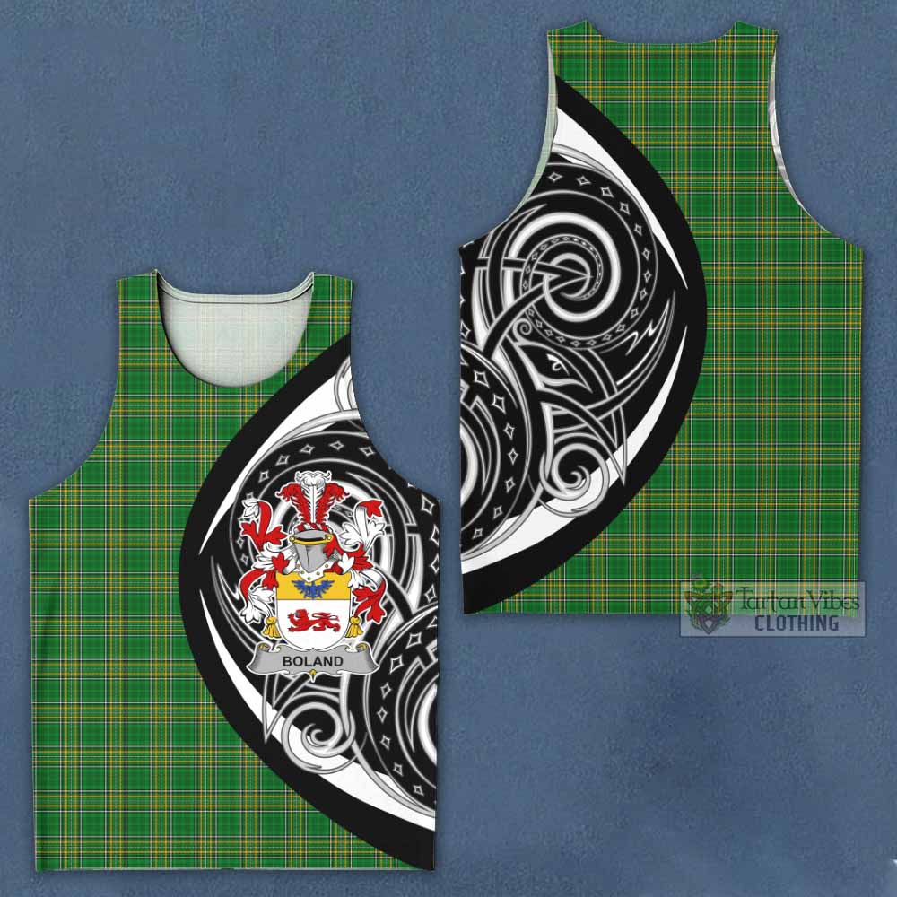 Tartan Vibes Clothing Boland Irish Clan Men's Tank Top Celtic Circle Style