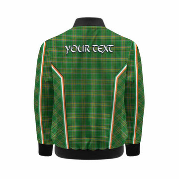 Bond Irish Clan Coat of Arm Tartan Kid Bomber Jacket Flag Style