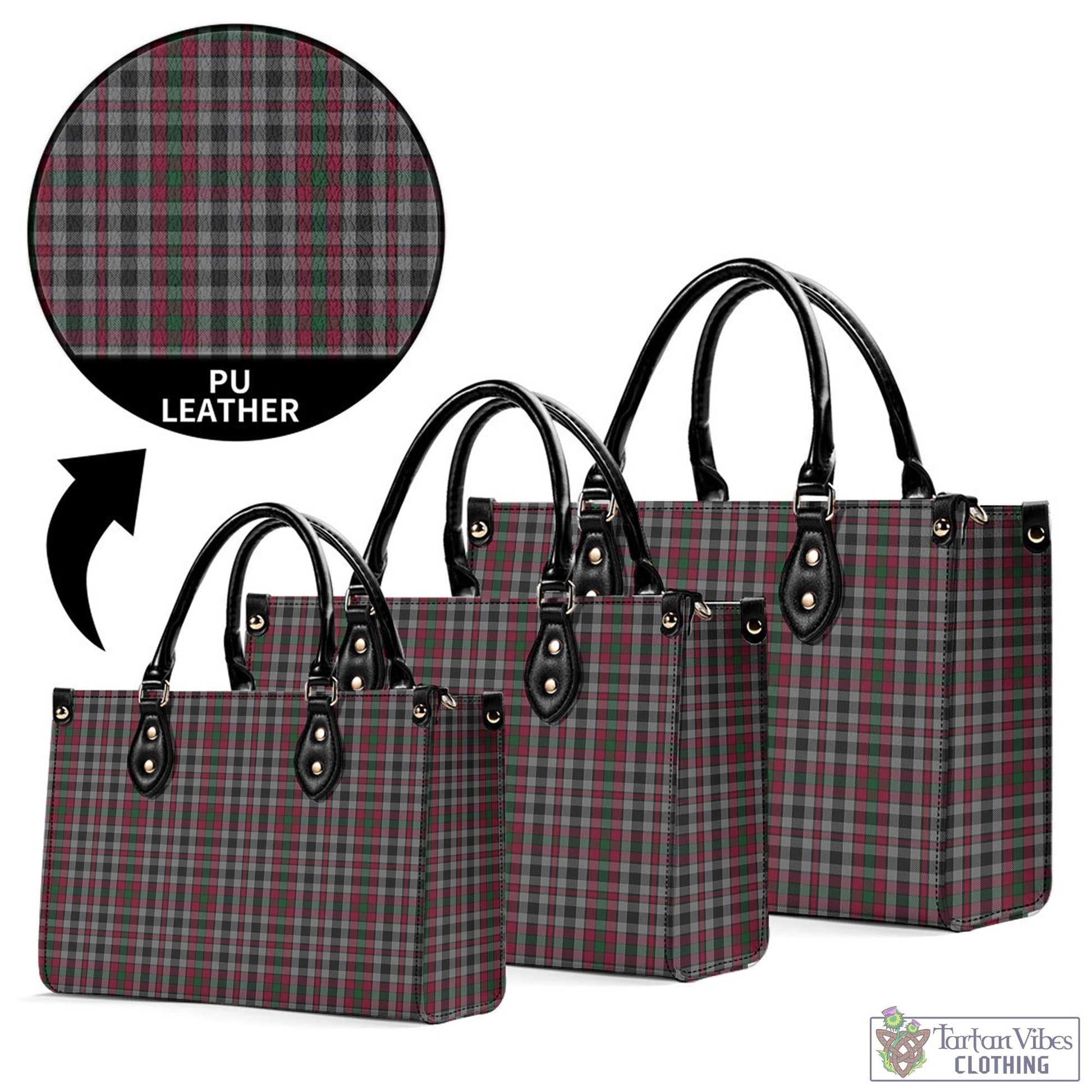 Borthwick Tartan Luxury Leather Handbags - Tartan Vibes Clothing