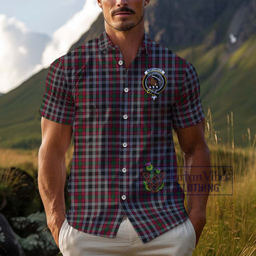 Borthwick Tartan Cotton Hawaiian Shirt with Family Crest Kid - Tartan Vibes Clothing