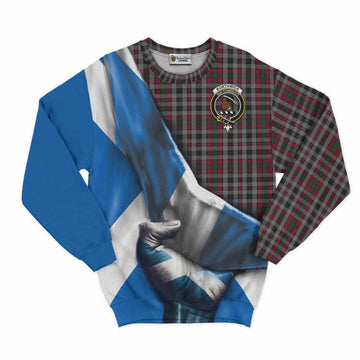 Borthwick Tartan Sweatshirt with Family Crest Scotland Patriotic Style Unisex - Tartan Vibes Clothing
