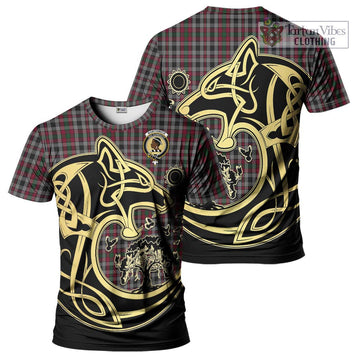 Borthwick Tartan T-Shirt with Family Crest Celtic Wolf Style Kid's Shirt - Tartan Vibes Clothing
