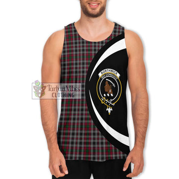 Borthwick Tartan Men's Tank Top with Family Crest Circle Style Men - Tartan Vibes Clothing