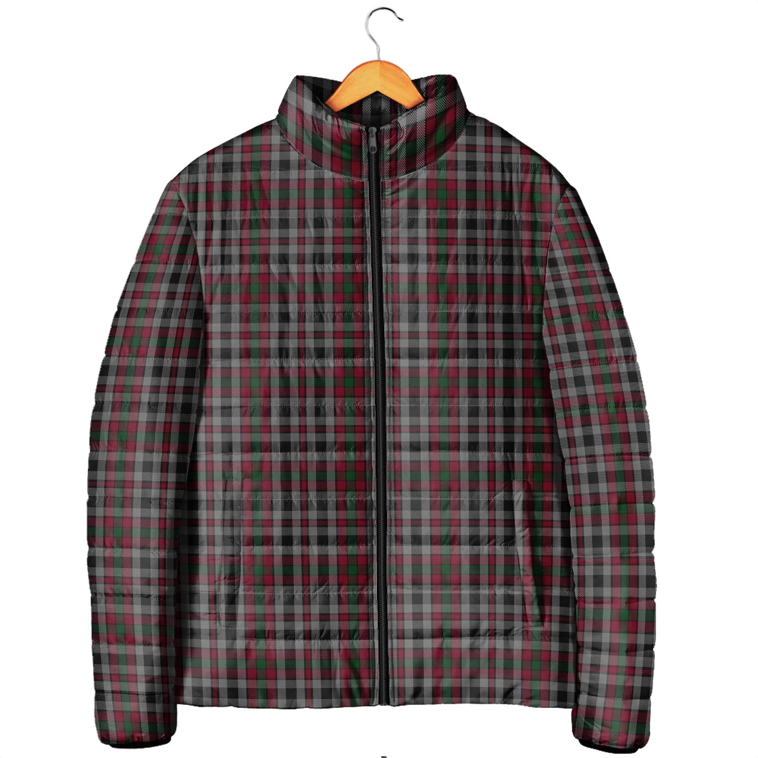 Borthwick Tartan Padded Jacket Men's Padded Jacket - Tartan Vibes Clothing