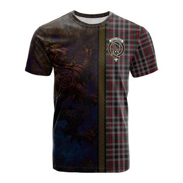 Tartan Vibes Clothing Borthwick Tartan Family Crest Cotton T-shirt Alba Gu Brath Be Brave Lion Ancient Style