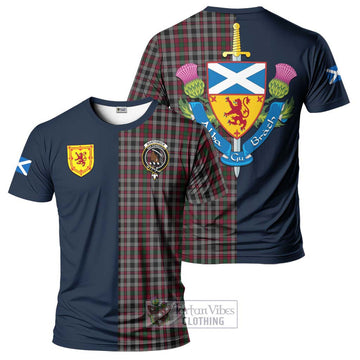Borthwick Tartan T-Shirt Alba with Scottish Lion Royal Arm Half Style Kid's Shirt - Tartan Vibes Clothing