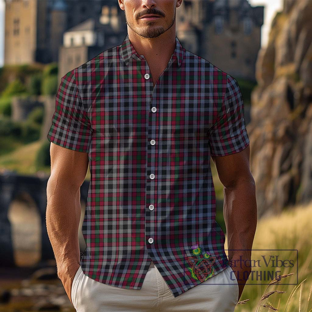 Borthwick Tartan Cotton Hawaiian Shirt Kid - Tartan Vibes Clothing