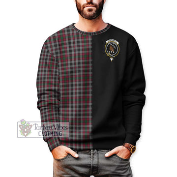Borthwick Tartan Sweatshirt with Family Crest and Half Of Me Style Unisex - Tartan Vibes Clothing