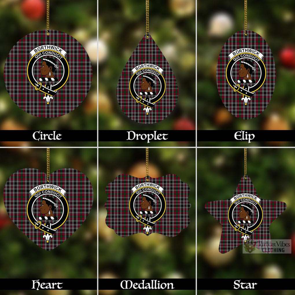 Orrock Tartan Crest Christmas Ceramic Ornament