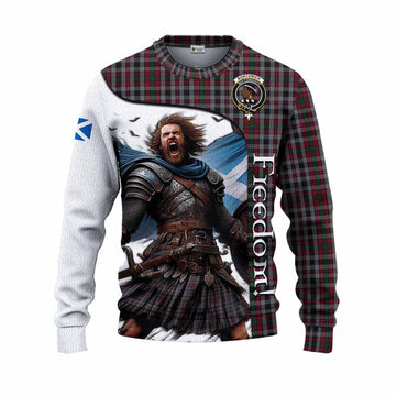 Borthwick Crest Tartan Knitted Sweater Inspired by the Freedom of Scottish Warrior Unisex - Tartan Vibes Clothing