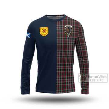 Borthwick Tartan Long Sleeve T-Shirt Alba with Scottish Lion Royal Arm Half Style Unisex - Tartan Vibes Clothing