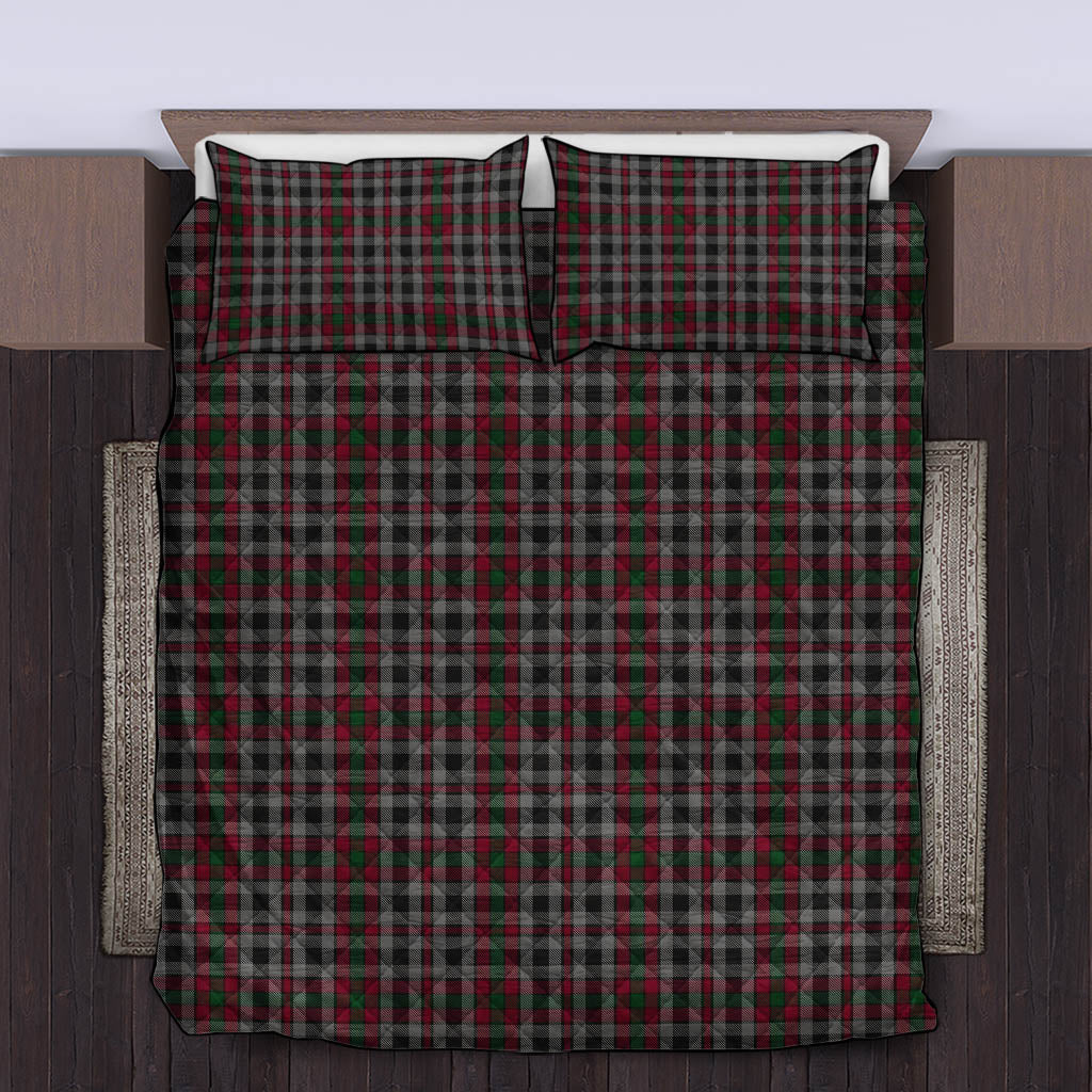 Borthwick Tartan Quilt Bed Set King - Tartan Vibes Clothing