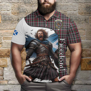 Borthwick Crest Tartan Polo Shirt Inspired by the Freedom of Scottish Warrior