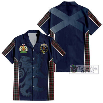 Borthwick Tartan Hawaiian Shirt with Family Crest and Lion Rampant Vibes Sport Style Kid - Tartan Vibes Clothing