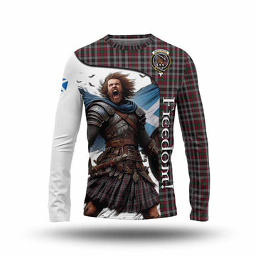 Tartan Vibes Clothing Borthwick Crest Tartan Long Sleeve T-Shirt Inspired by the Freedom of Scottish Warrior