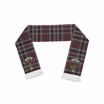 Tartan Vibes Clothing Borthwick Tartan Ruffneck Scarf with Family Crest
