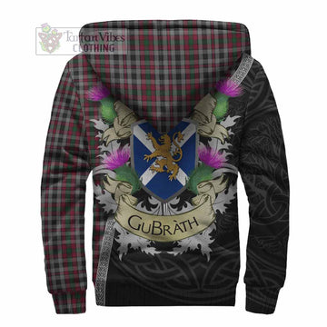 Borthwick Tartan Family Crest Sherpa Hoodie Lion Rampant Royal Thistle Shield Celtic Inspired - Tartan Vibes Clothing