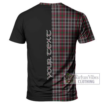 Borthwick Tartan T-Shirt with Family Crest and Half Of Me Style - Tartan Vibes Clothing