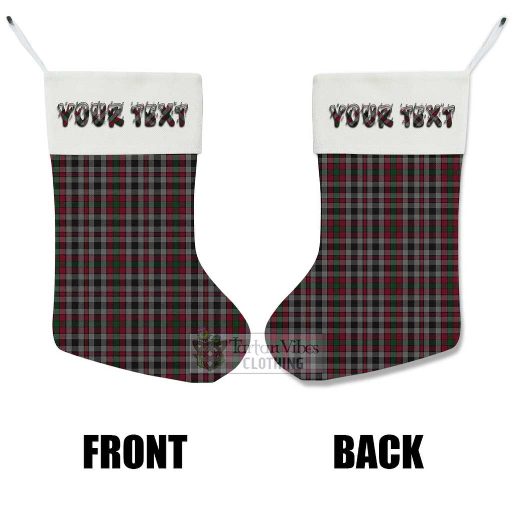 Tartan Vibes Clothing Borthwick Tartan Christmas Stocking with Personalized Text