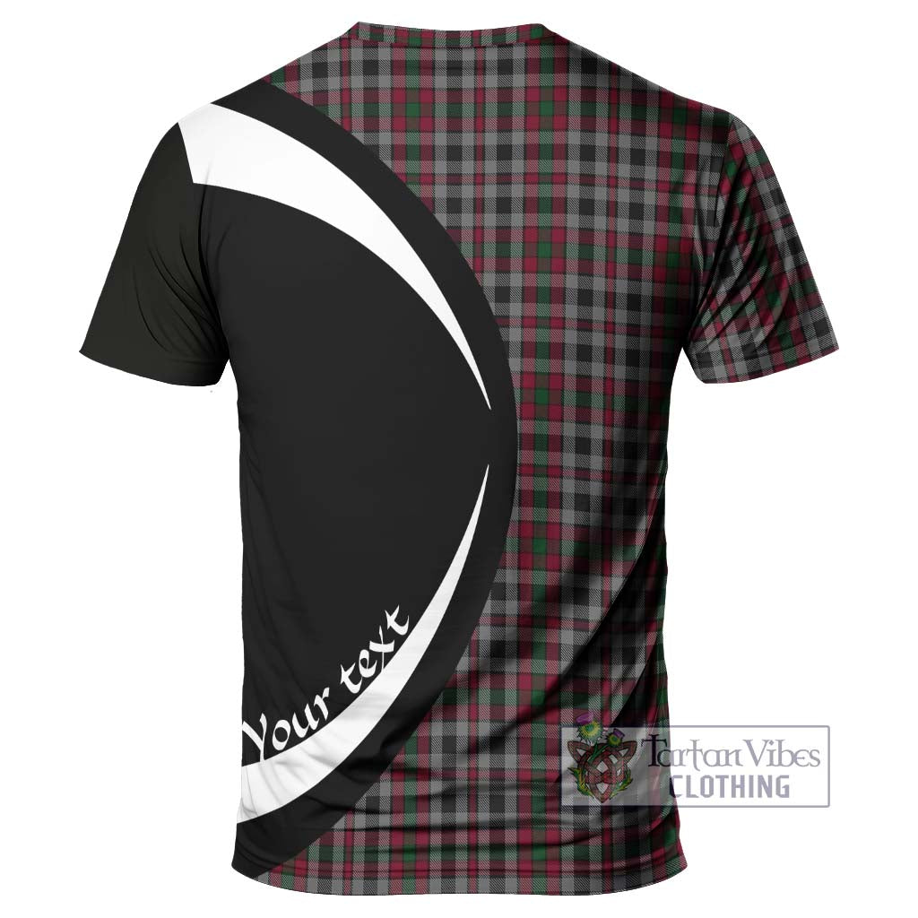 Borthwick Tartan T-Shirt with Family Crest Circle Style - Tartan Vibes Clothing