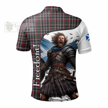 Borthwick Crest Tartan Polo Shirt Inspired by the Freedom of Scottish Warrior