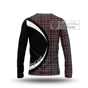 Borthwick Tartan Long Sleeve T-Shirt with Family Crest Circle Style - Tartan Vibes Clothing