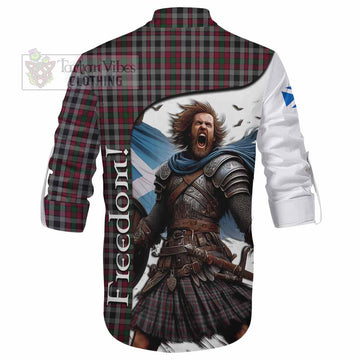 Borthwick Crest Tartan Ghillie Kilt Shirt Inspired by the Freedom of Scottish Warrior - Tartan Vibes Clothing