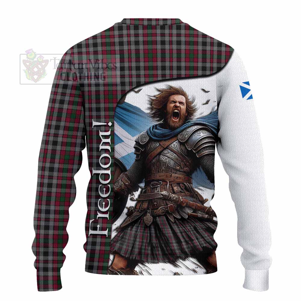 Borthwick Crest Tartan Knitted Sweater Inspired by the Freedom of Scottish Warrior - Tartan Vibes Clothing
